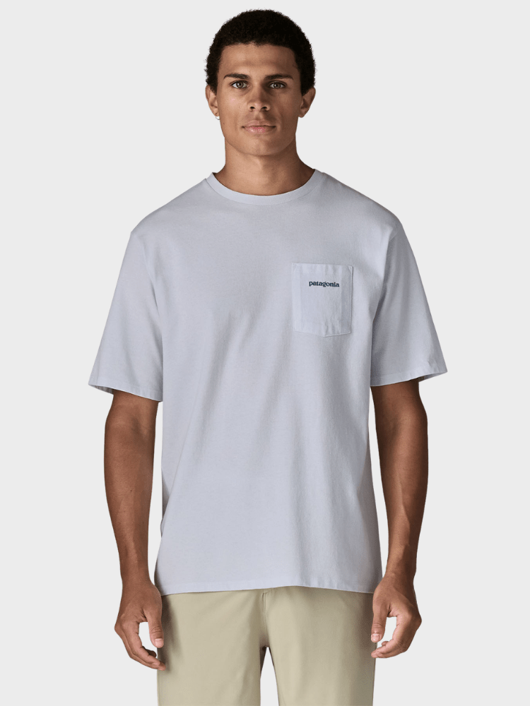 Patagonia Responsibili Tshirt - Herre - Boardshort Logo / Hvid
