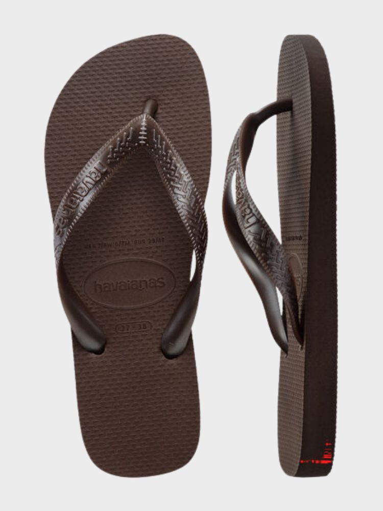 Top Tiras Klipklapper - Dame - Dark Brown - Gumpel & Co