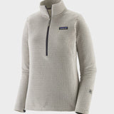 R1 Air Zip Neck - Dame - Birch White