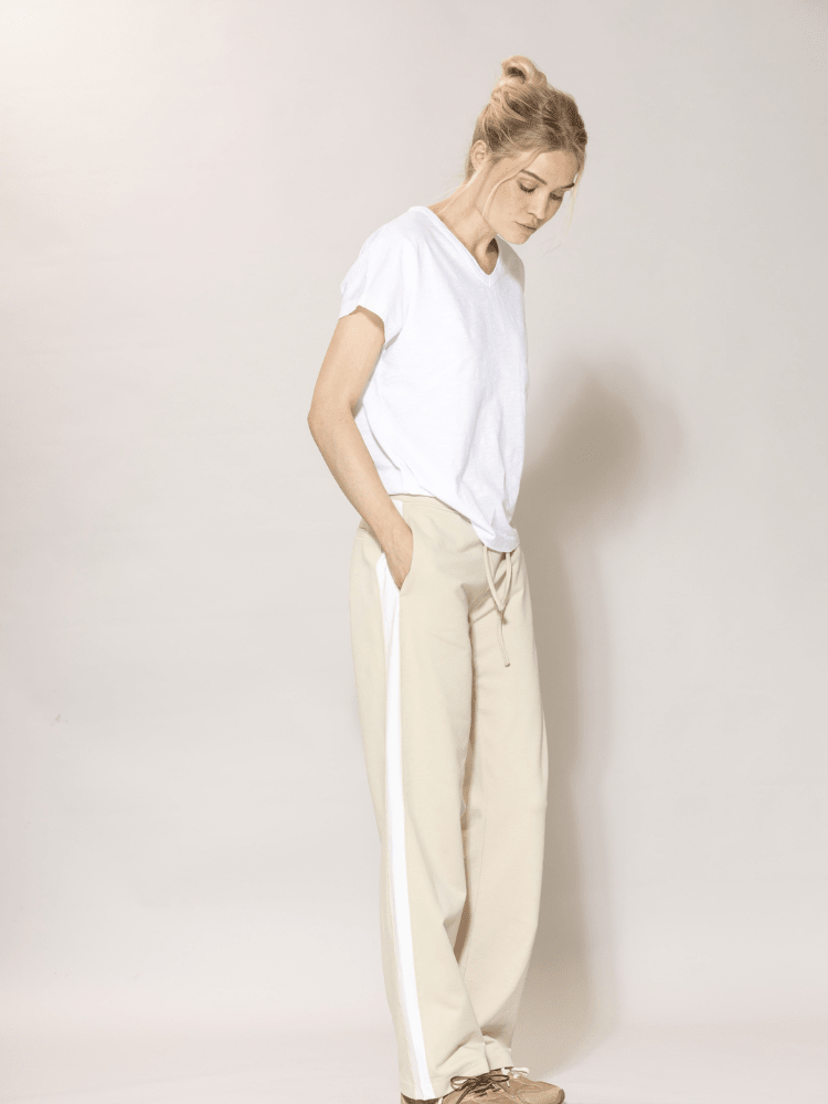 Lydia flamé T-shirt - Dame - White - Gumpel & Co