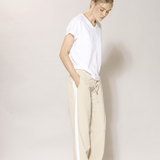 Lydia flamé T-shirt - Dame - White - Gumpel & Co