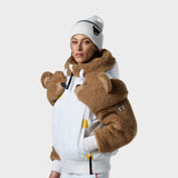 JCC Teddy Hoodie Jacket Skijakke - Dame - White