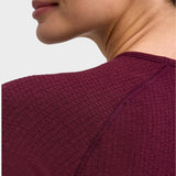 Womens Thermozone Long - sleeve shirt Wool - Tech - Barolo - Gumpel & Co