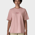 Patagonia 95 Oval Logo Oversized Ttshirt - Dame - Quiet Violet