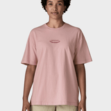 Patagonia 95 Oval Logo Oversized Ttshirt - Dame - Quiet Violet