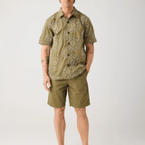 KNOWLEDGE COTTON APPAREL Fig Poplin Shorts - Herre - Burned Olive