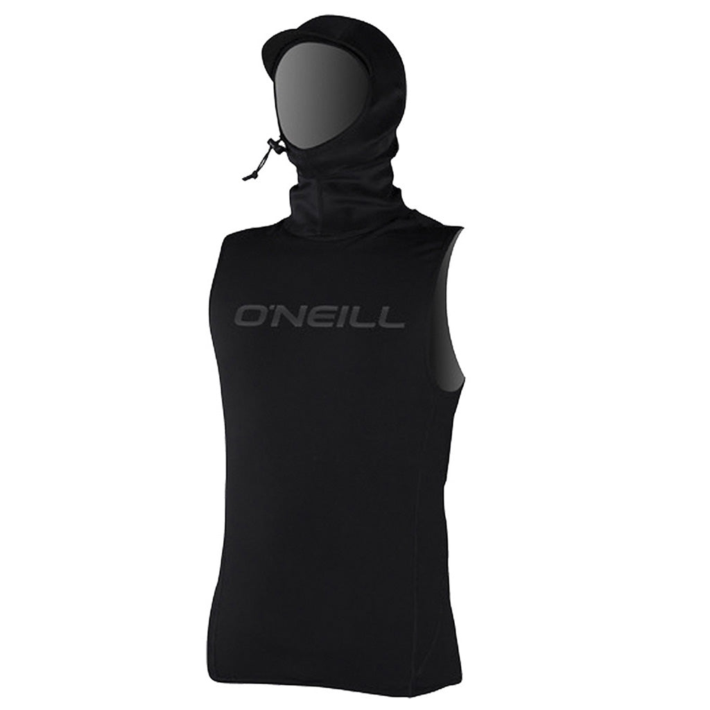 O´Neill Thermo X Vest W/Neo Hood Poncho - Unisex - Black