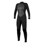 Wms Reactor 2 3/2 Back Zip Full Våddragt - Dame - Black/Black