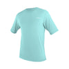 Basic Skins S/S UV trøjer - Herre - Canal Blue