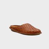Roma Woven Leather - Unisex - Cognac Brown - Gumpel & Co