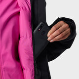 Puffy Isoleret Parka Skijakke - Dame - Black