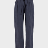 Luca linen Trousers - Dame - Dusty Navy - Gumpel & Co