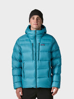 Fitz Roy Down Hoodie - Herre - Mako Blue