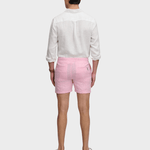 SUPERDRY Merchant Linen Shorts - Herre - Pink Chambray