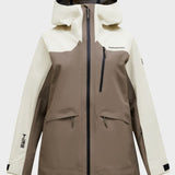Vertec 3L Skijakke - Dame - Beige / Sand Fog