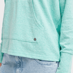 Destination Surf Top - Dame - Pool Blue - Gumpel & Co