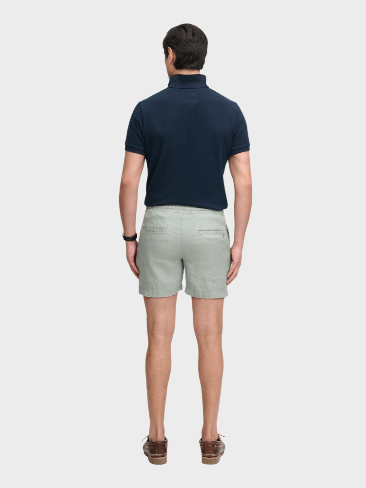 SUPERDRY Merchant Linen Shorts - Herre - Bay Green