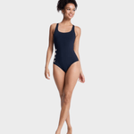 Roxy Active Solid Basic One Piece Bikini & badedragt - Dame - Anthracite - Gumpel & Co