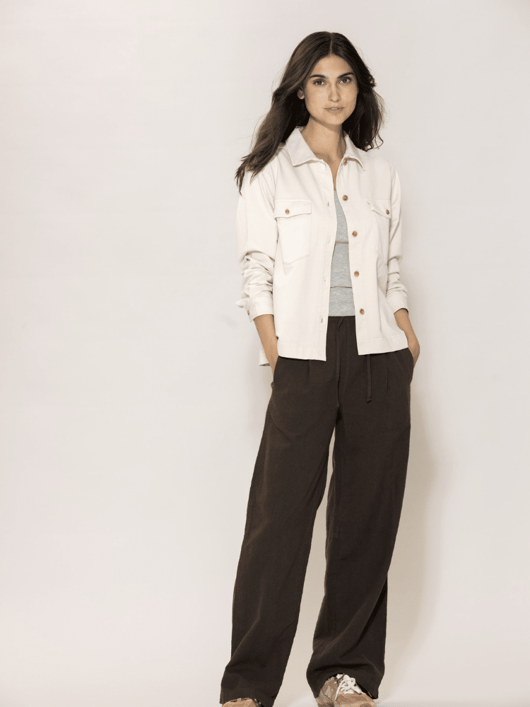 Jannie "vintage" Shirt - Dame - Cream - Gumpel & Co