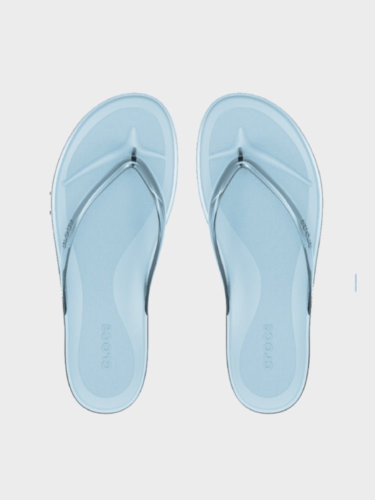 CROCS Miami Jelly Round Toe Flip Crocs - Voksen - Sky Blue Jelly