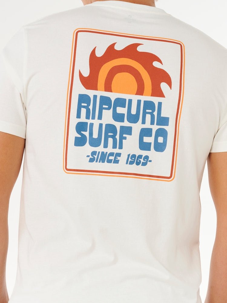 Pacific Rinse Sunrise T shirt - Herre - Bone - Gumpel & Co