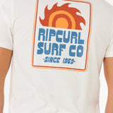 Pacific Rinse Sunrise T shirt - Herre - Bone - Gumpel & Co