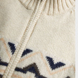 Hadley Zip Cardigan - Off White