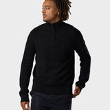 Corbyr Half Zip Strik - Herre - Black