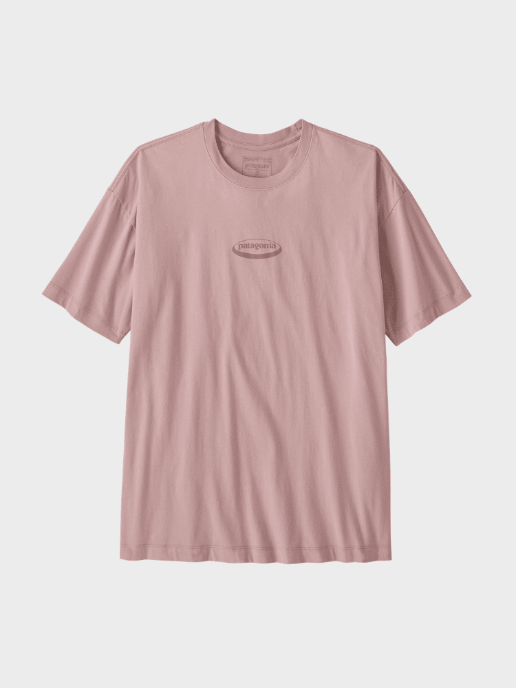 Patagonia 95 Oval Logo Oversized Ttshirt - Dame - Quiet Violet