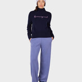 Signature Sweater - Dame - Dark Navy - Gumpel & Co