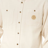 Premium Surf Cord L/S Skjorter - Herre - Sand Dune