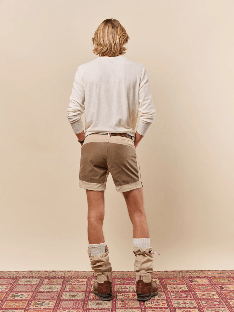 7 Inch Field Shorts - Herre - Cowboy / Tan - Gumpel & Co