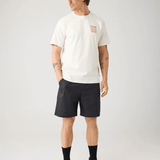 KNOWLEDGE COTTON APPAREL T-shirt m/brystprint - Herre - Egret