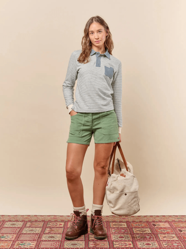 Chukka Sweater - Dame - Stormy Blue - Gumpel & Co