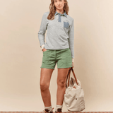 Chukka Sweater - Dame - Stormy Blue - Gumpel & Co