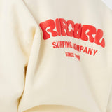 Rip Curl Surf Puff Heritage Hood Hoodie - Dame - Cayenne
