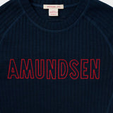 Hero's Hide Crew Neck - Herre - Faded Navy/Logo