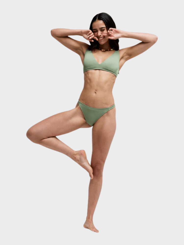 Love Cheeky Bikini Underdel - Dame - Oil Green - Gumpel & Co
