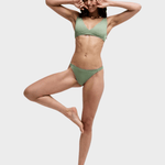 Love Cheeky Bikini Underdel - Dame - Oil Green - Gumpel & Co