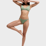 Love Cheeky Bikini Underdel - Dame - Oil Green - Gumpel & Co