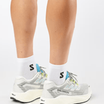 Salomon Aero Blaze 3 Gravel Sko - herre - Grå / Grøn / Blå