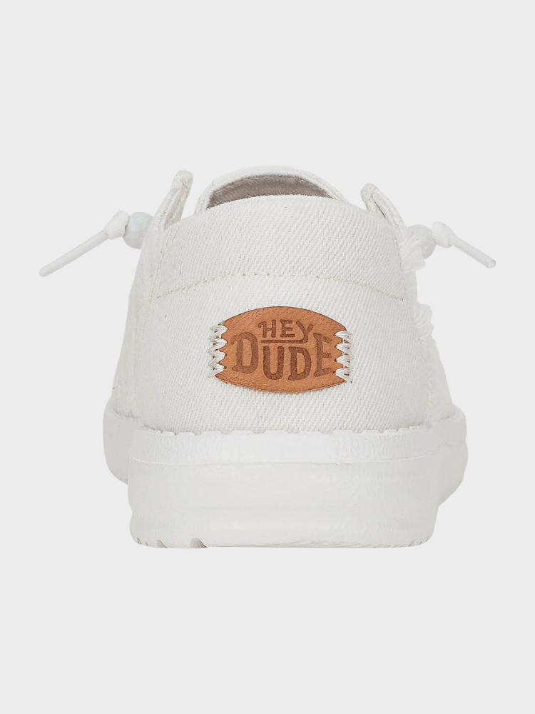 Hey Dude Wendy Crochet Lace - Dame - White