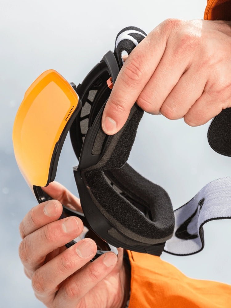 Line Miner Pro Large (L) - Matt Black + Sage Gold & Iced Iridium - Gumpel & Co