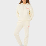 Rip Curl Surf Puff Heritage Hood Hoodie - Dame - Cayenne