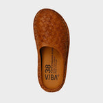 Roma Woven Leather - Unisex - Cognac Brown - Gumpel & Co