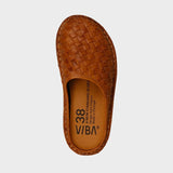 Roma Woven Leather - Unisex - Cognac Brown - Gumpel & Co