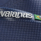 Brasil Logo Klipklapper - Unisex - Navy Blue - Gumpel & Co