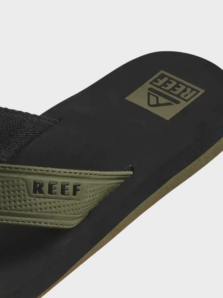 The Layback Klipklapper - Herre - Black/Olive - Gumpel & Co
