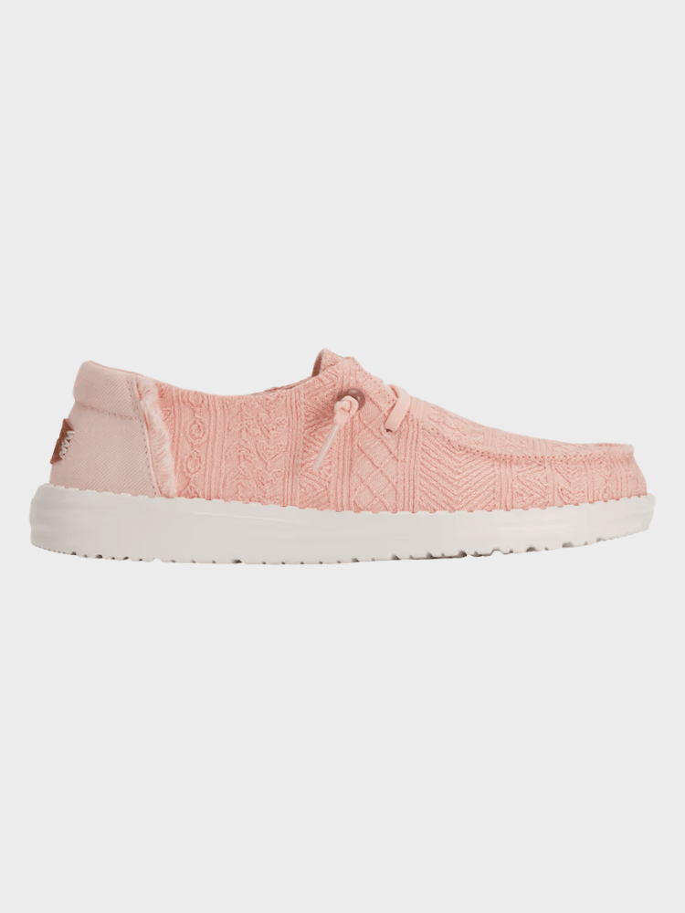 Hey Dude Wendy Crochet Lace - Dame - Pale Pink