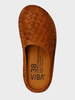 Roma Woven Leather - Unisex - Cognac Brown